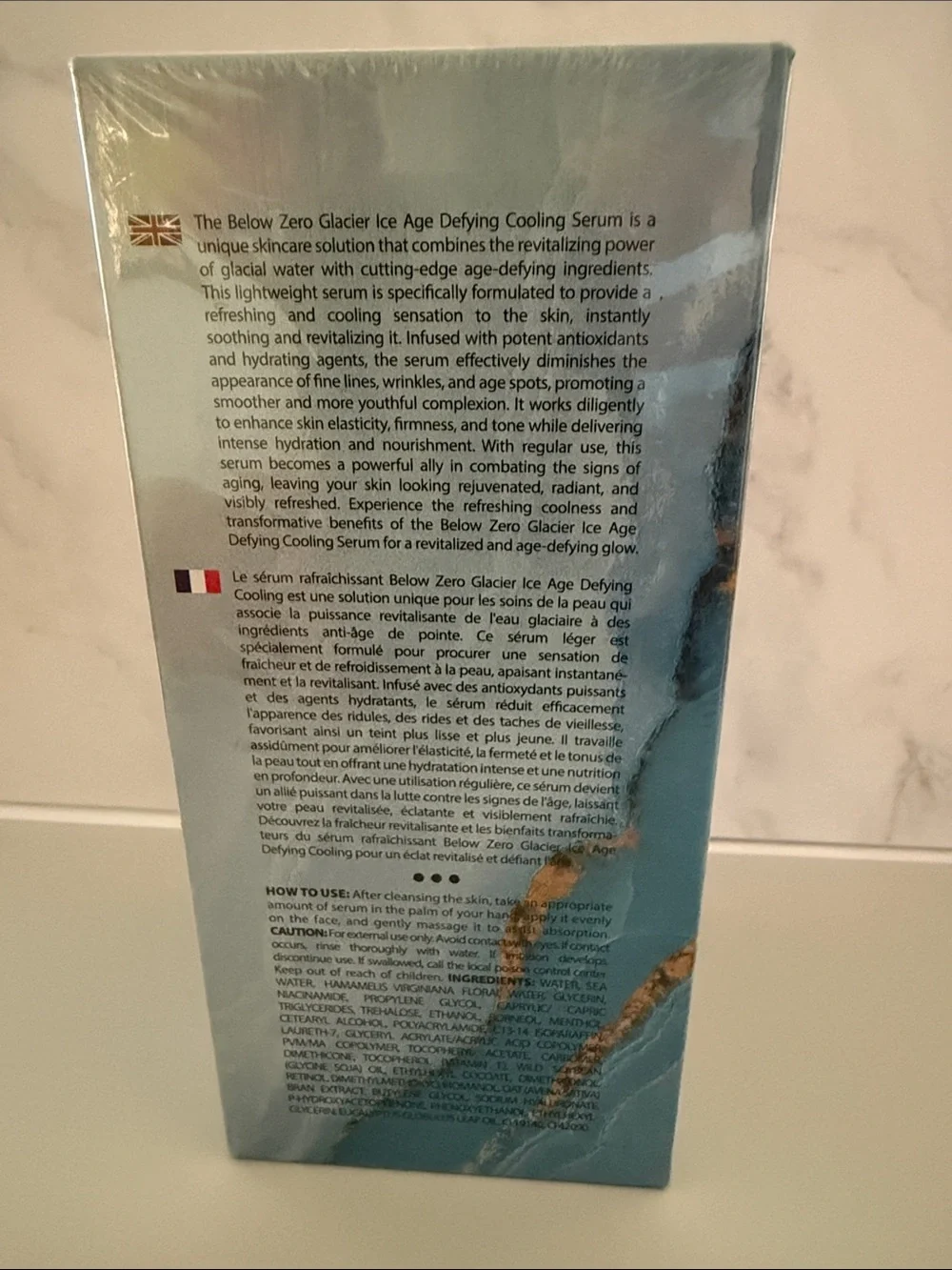 💎NEW SEALED BILLOW ZIRO Glacier Ice Age-Defying Cooling Serum Luxury Skincare✨